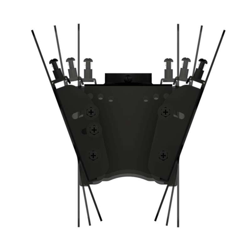 Crimson Medium TV Ceiling Mount Lower Assembly C37D, multi-arm mounting bracket adjustment hardware