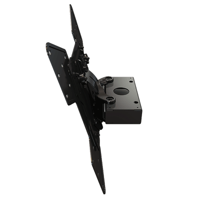 Crimson C55V-KIT3 VESA Truss Ceiling Mount Kit, tilting display mount side three-quarter view