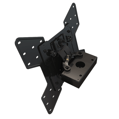 Crimson C55V-KIT3 VESA Truss Ceiling Mount Kit, tilting display mount upper three-quarter view