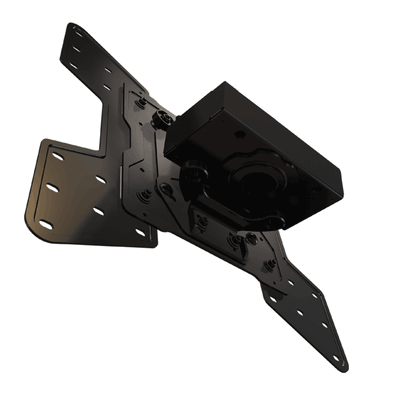 Crimson C55V-KIT3 VESA Truss Ceiling Mount Kit, tilting display mount underside three-quarter view