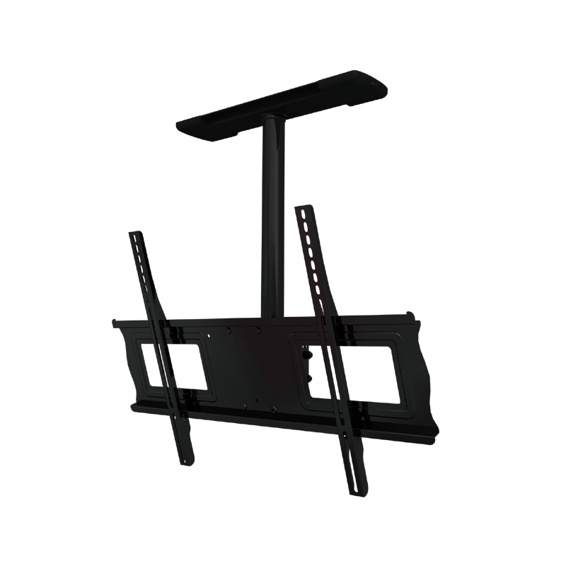 Crimson Fixed Height Universal Ceiling Mount with 3 ft Drop for 37-63 inch Screens (Black) C63-36