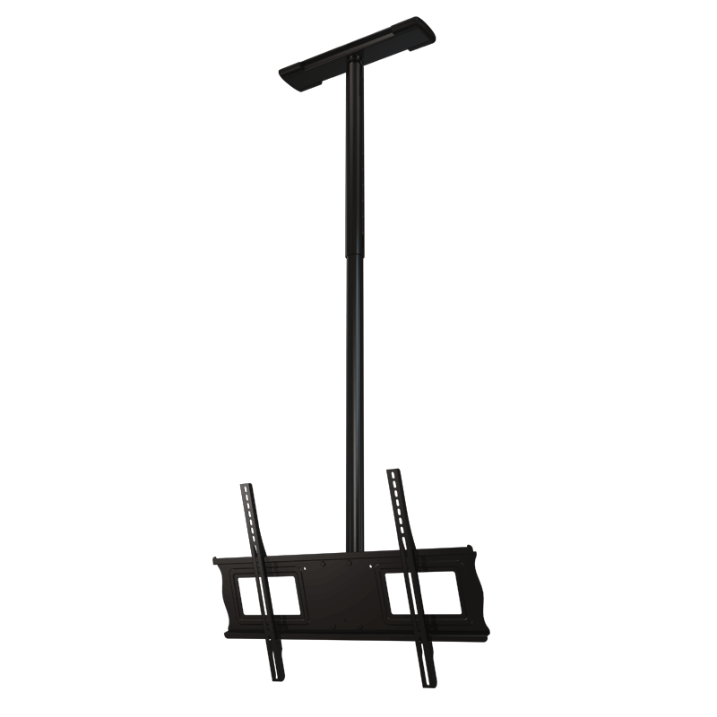 Crimson Adjustable Height Universal Ceiling Mount with 3 to 5 ft Drop for 37-63 inch Screens (Black) C63-60A