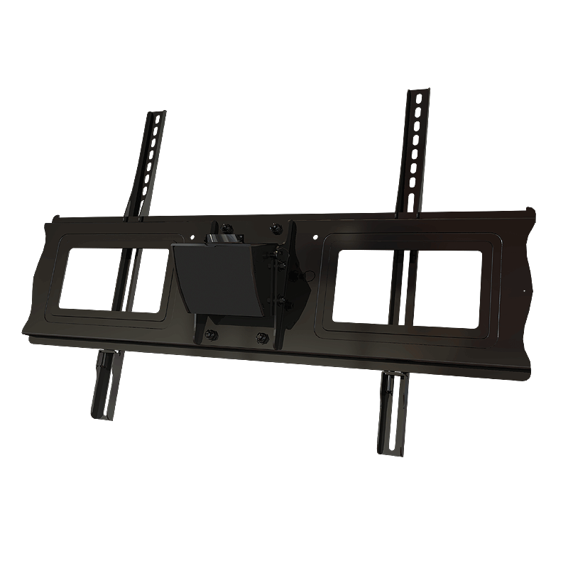 Crimson C63-KIT4 Universal Truss Ceiling Mount Kit, tilting display mount rear angled view