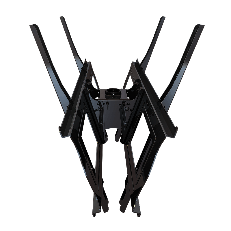Crimson Dual Universal Ceiling Mount Lower Assembly for 37-63 inch Screens (Black) C63D