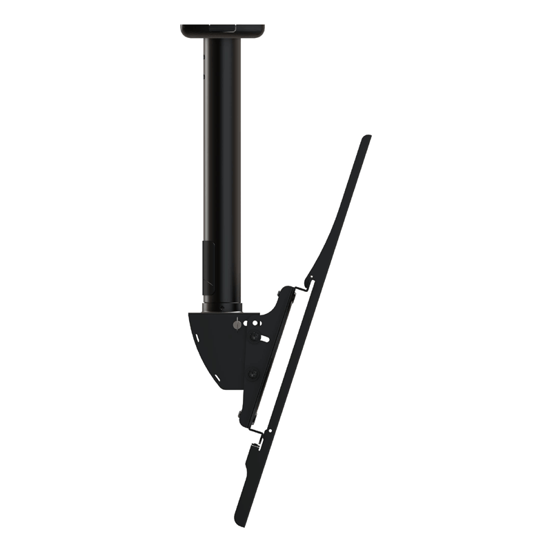 Crimson Large TV Ceiling Mount C63-18, ceiling dual-display mount side view