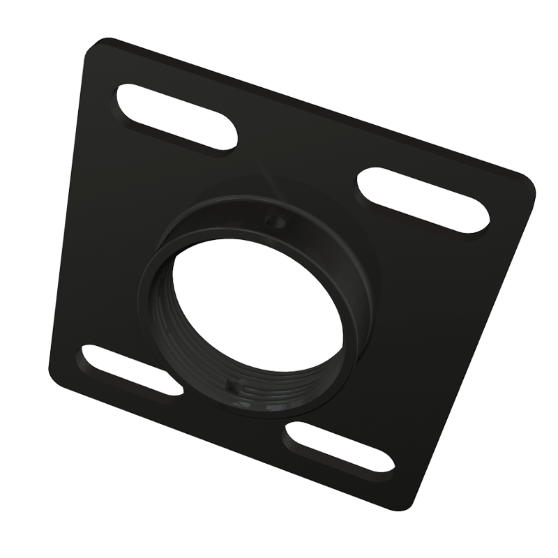Crimson General Purpose 4x4 inch Ceiling Adapter (Black) CA4