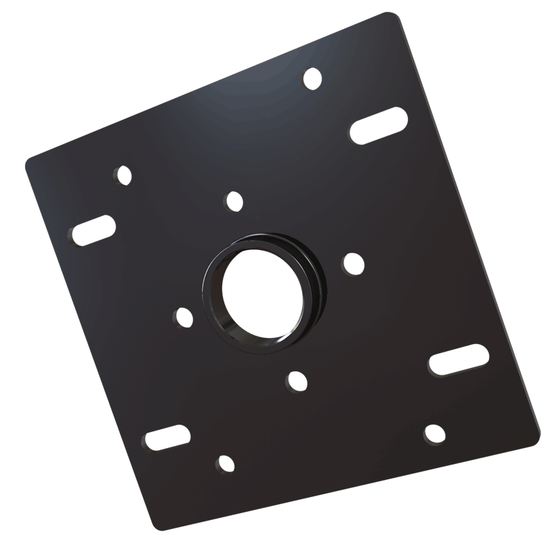 Crimson General Purpose 8x8 inch Ceiling Adapter (Black) CA8