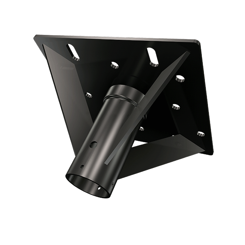 Crimson Heavy Duty 8x8 inch Ceiling Adapter for Long Drops (Black) CA8HD