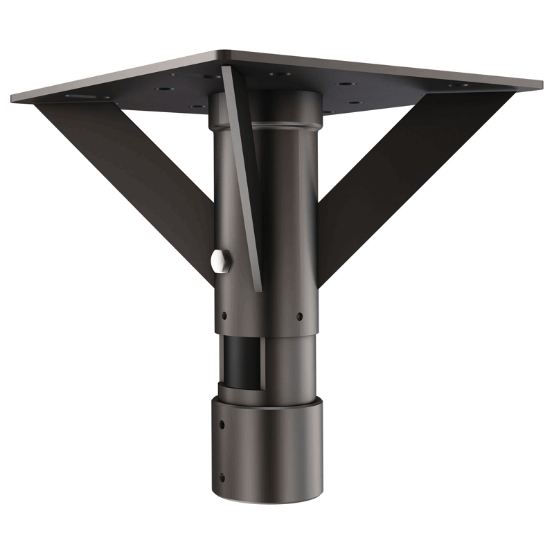 Crimson Heavy Duty 8x8 inch Ceiling Adapter With Cord Management (Black) CA8XD