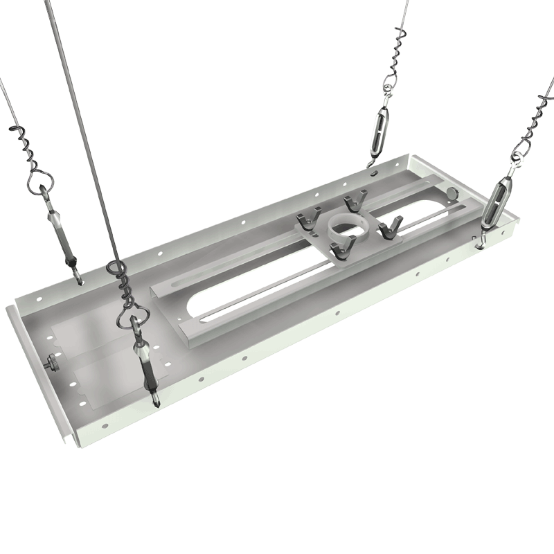 Crimson CXT-KIT4 Extreme Tilt Above Grid Ceiling Kit, suspended projector pan top view