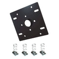 Crimson Dual Unistrut with 6.25 inch Centers Ceiling Adapter and Hardware (Black) CAU8