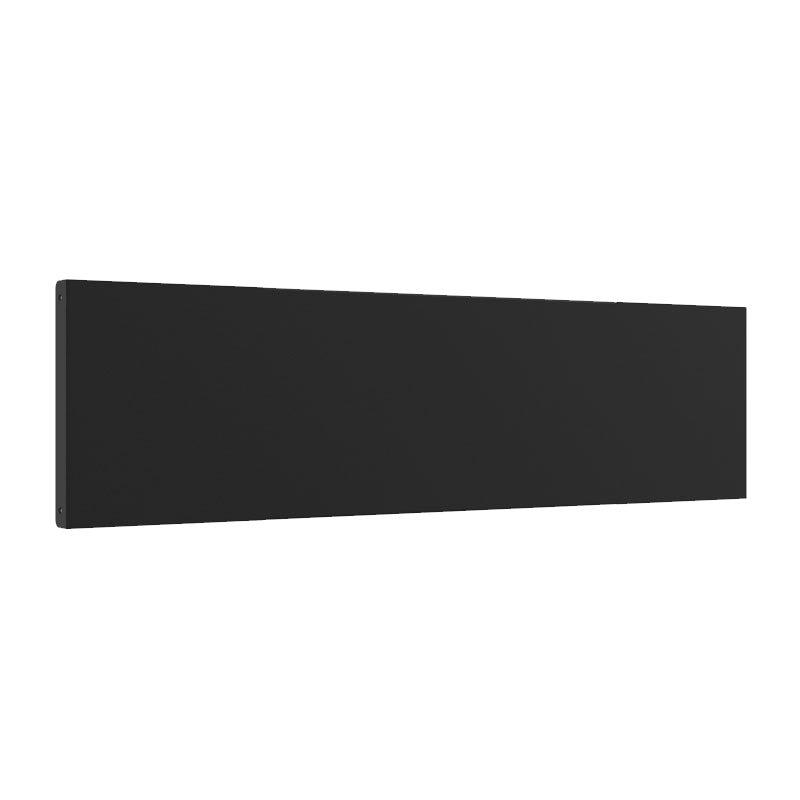 Chief Mid Cover Extension Accessory AVA1105, black rectangular mounting accessory front view