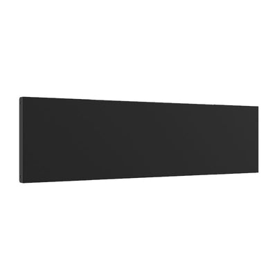 Chief Mid Cover Extension Accessory AVA1105, black rectangular mounting accessory front view
