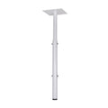 Chief Ceiling Plate with Column (24.25-46 in, White) CMA100W