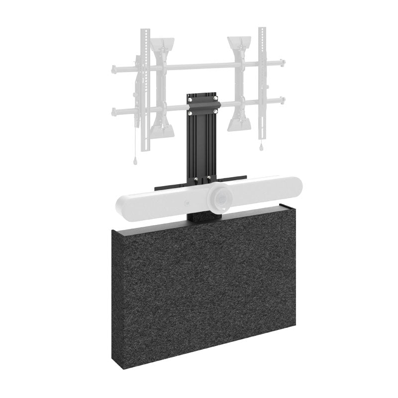 Chief Fusion Storage Cabinet and Camera Mount (Black) FCASTC