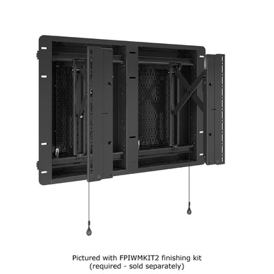 Chief Tempo In-Wall Boxes and Stud Tabs Kit FPIWMKIT1, recessed wall mount enclosure with side panel open