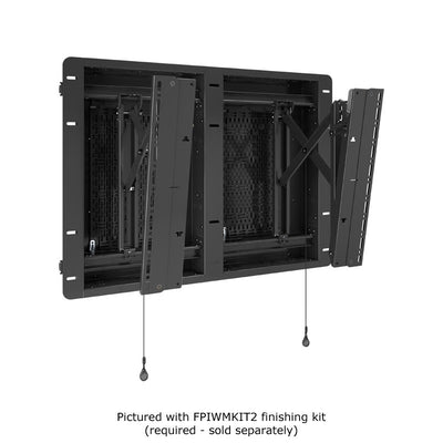 Chief Tempo In-Wall Boxes and Stud Tabs Kit FPIWMKIT1, recessed wall mount enclosure with outer side panel extended