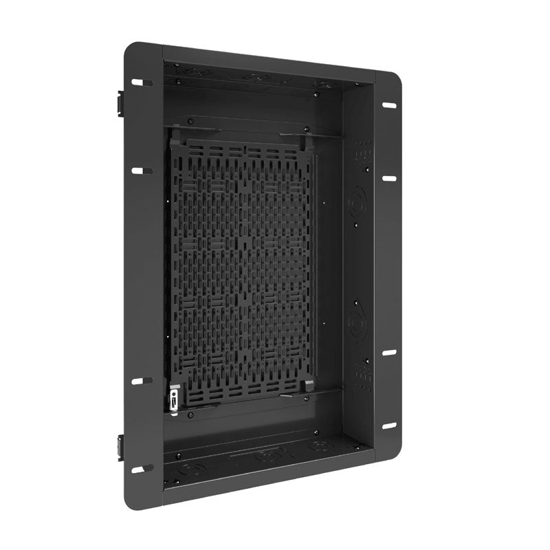 Chief Tempo In-Wall Storage Box (14x23, Lever Lock, Flange, BLK) FPIWSBX