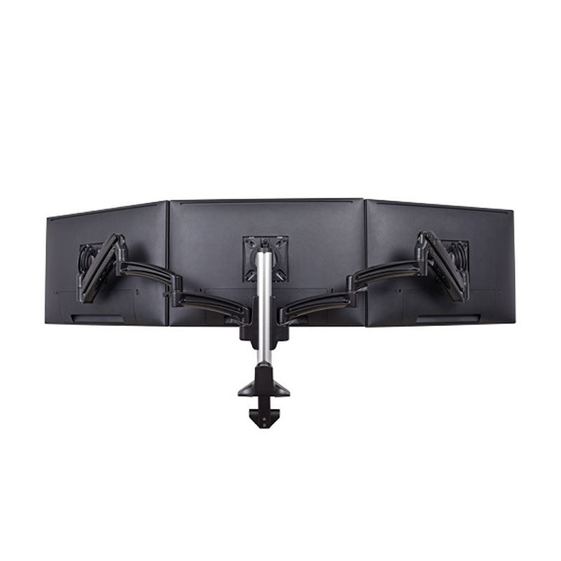 Chief Kontour Extension Arm Accessory KRA220S, triple-monitor desk mount rear view