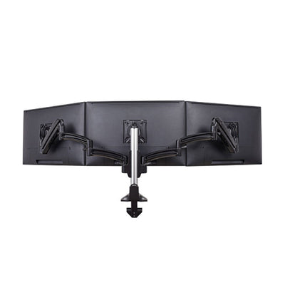 Chief Kontour Extension Arm Accessory KRA220S, triple-monitor desk mount rear view
