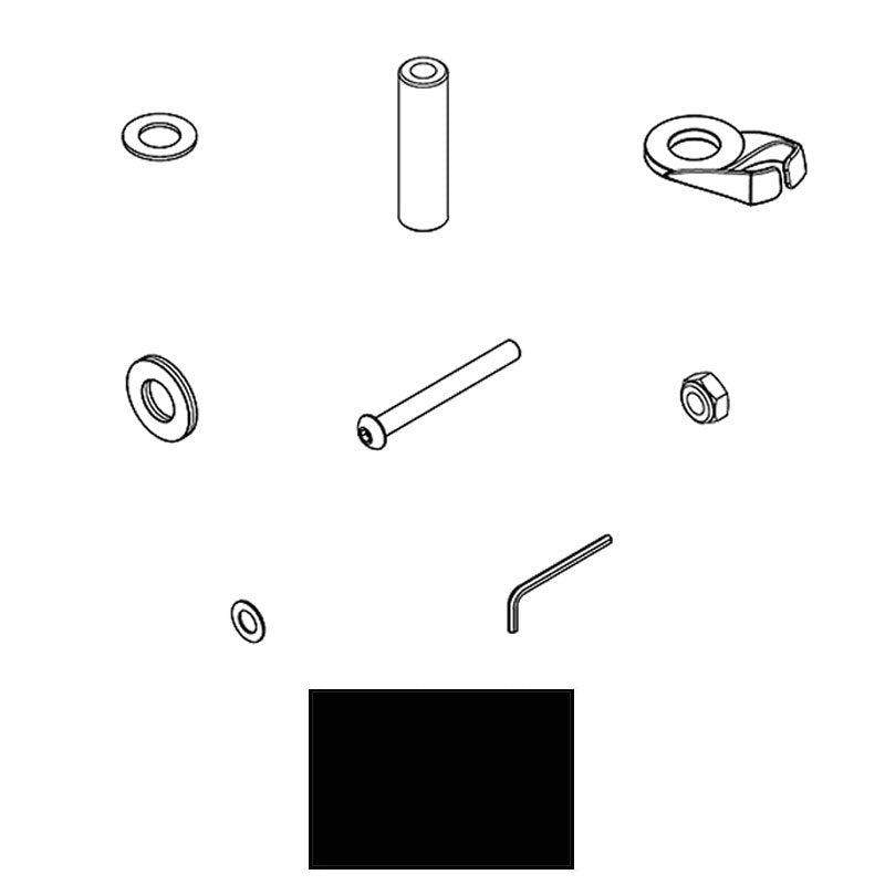 Chief Hardware Kit (KX K1 and K2, Black) KRA241B