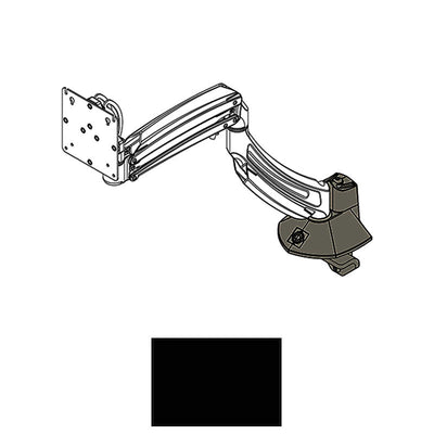 Chief Desk Clamp Base Conversion Kit (KXD and K1D, Black) KRA244B