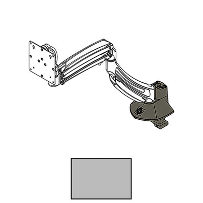 Chief Desk Clamp Base Conversion Kit (KXD and K1D, Silver) KRA244S