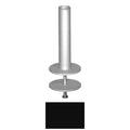 Chief Pole Mount Grommet Accessory (Black) KTA1000B