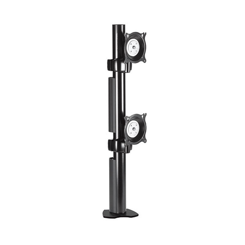 Chief Vertical Dual Monitor Desk Mount (1x2, Clamp, Black) KTC230B