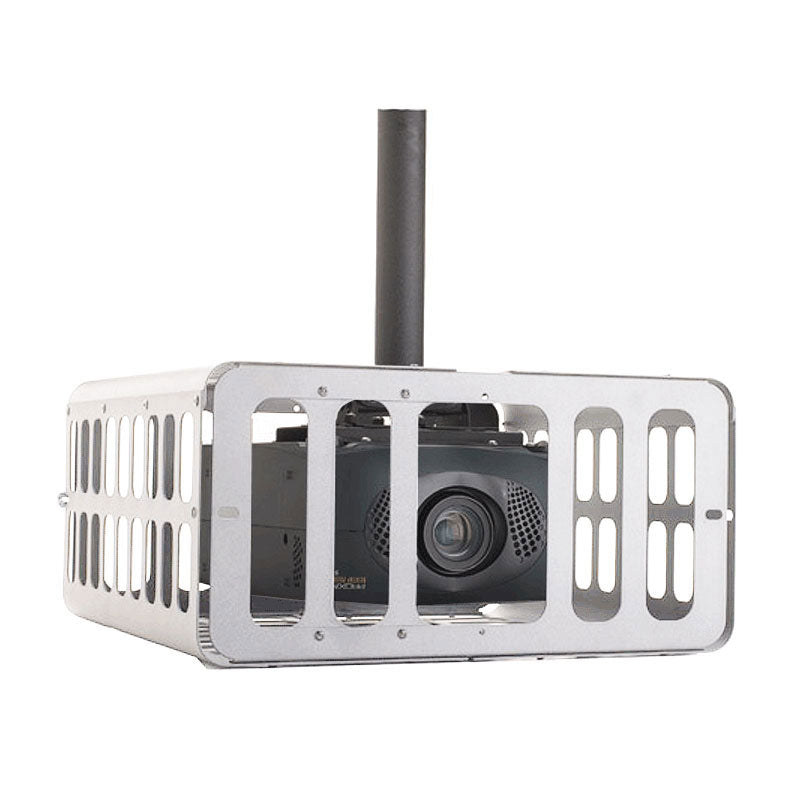Chief Large Projector Guard Steel Security Cage (White) PG1AW