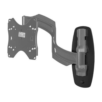 Chief Small THINSTALL Metal Stud Accessory TASMSW, articulating wall mount extended in a side view