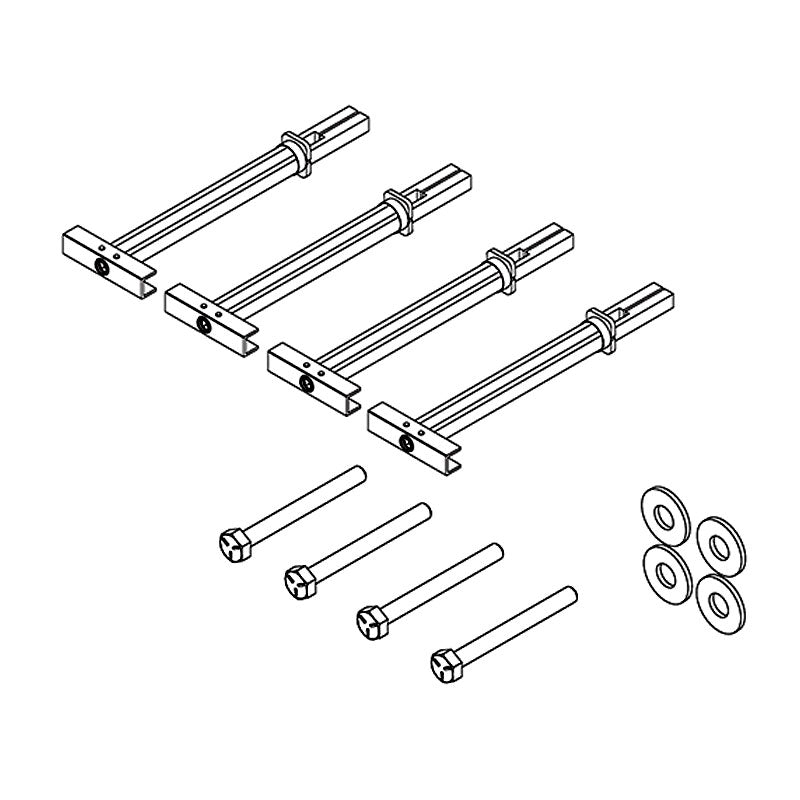Chief Metal Stud Grade 5 Toggler Kit (4 Pack) FCAT1