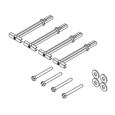 Chief Metal Stud Grade 5 Toggler Kit (4 Pack) FCAT1