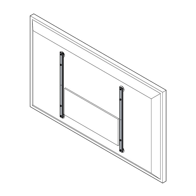 Chief Vertical Interface Bracket (600mm, M8, No Offset) FHB5037