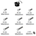 Chief Flat Panel Mount Hardware Kit (M8) FHB5147