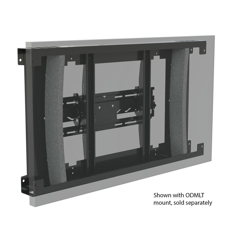 Chief Outdoor Interface Adapter FHBO5169, in-wall display mount frame front perspective