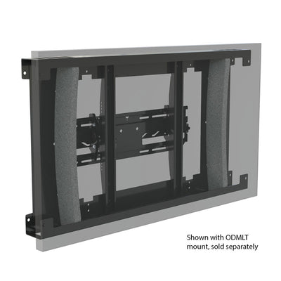 Chief Outdoor Interface Adapter FHBO5169, in-wall display mount frame front perspective