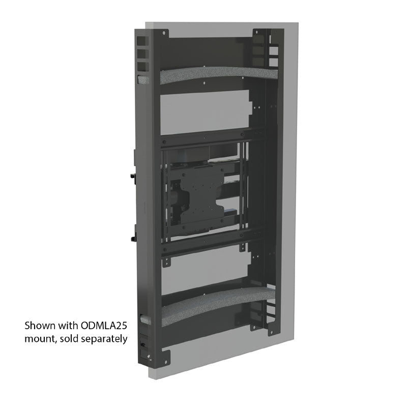 Chief Outdoor Interface Adapter FHBO5169, in-wall display mount frame side view