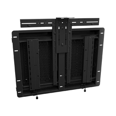 Chief Camera Shelf FPIWMA100, vertical adapter attached to dual recessed display mount frames