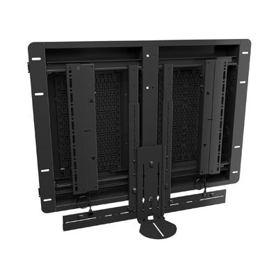 Chief Camera Shelf FPIWMA100, dual recessed display mount frames attached to a lower stand base