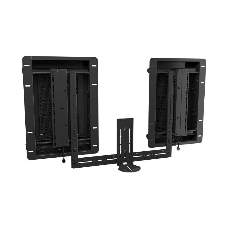 Chief Camera Shelf FPIWMA100, two recessed display mount frames on a side-by-side stand