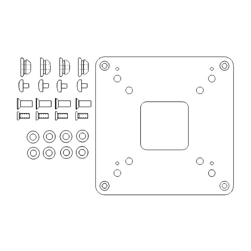Chief Small Flat Panel Interface (75x75, 100x100, M6) FSB4243B