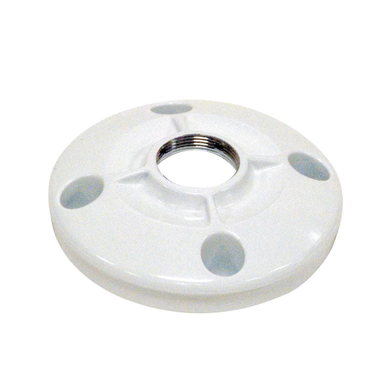 Chief Projector Mount Bundle KITMD012018W, round white mounting base with threaded center