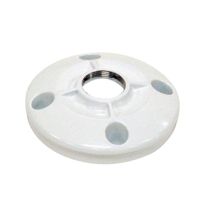 Chief Projector Mount Bundle KITMD012018W, round white mounting base with threaded center