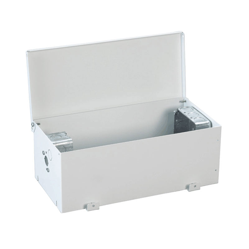 Chief Projector Accessory Bundle KITS006PW, white equipment storage box open view