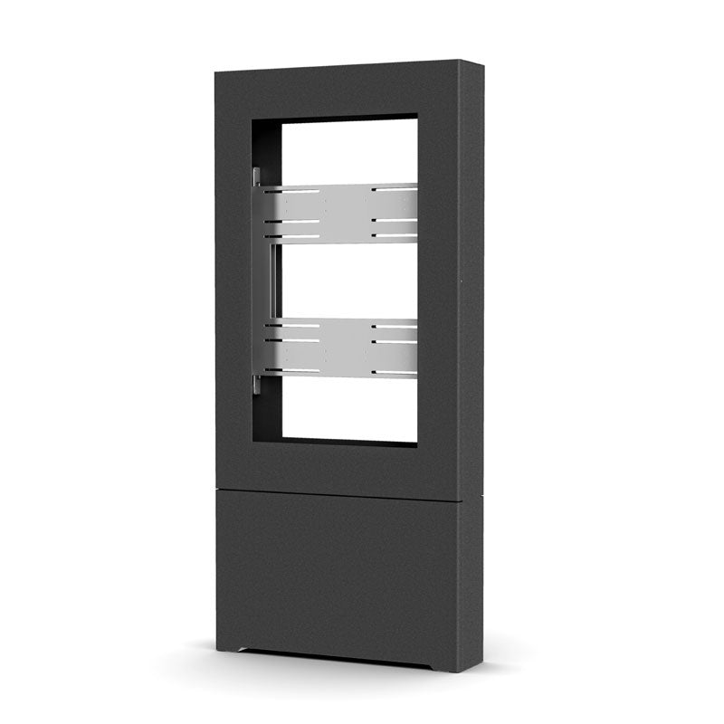 Chief Impact Floor Kiosk (B2B, Portrait, 48 inch, Black) LF48UBP-B2B