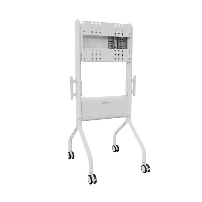 Chief Voyager Large Manual Height Adjustable AV Cart (White) LSCUW