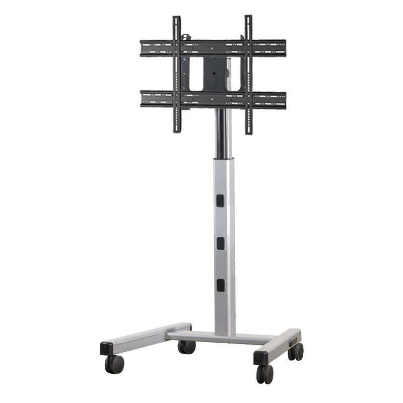 Chief Medium Flat Panel Floor Cart (Universal, Silver) MFCUS