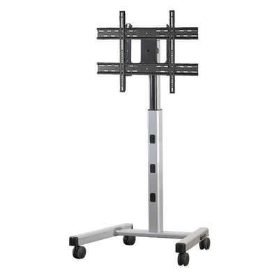 Chief Medium Flat Panel Floor Cart (Universal, Silver) MFCUS