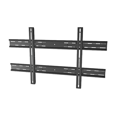 Chief Medium Confidence Monitor Cart MFQUB, dual-rail display wall mount front view